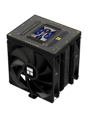 ����� Thermalright Burst Assassin Vision 120 Soc-AM5/AM4/1200/1700/1851 ������ 4-pin 25.6dB Al+Cu LCD Ret (BA120-VISION-BL)