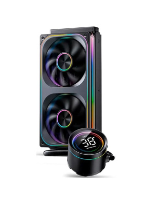 �������� �������� ���������� JONSBO TH-240 Black LGA 1700/1200/115X/AM5/AM4 (TDP 260W, ARGB FAN and PUMP, PWM, DUAL FAN 120mm) RET