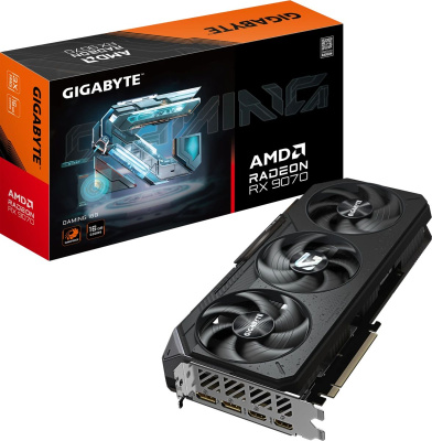���������� Gigabyte AMD Radeon RX 9070 Gaming 16Gb, GDDR6, Ret (GV-R9070GAMING-16GD)