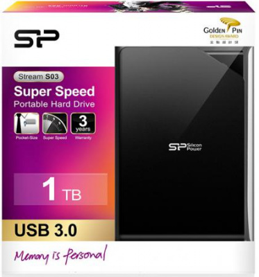 ������� ������� ���� 2.5" USB3.0 2 Tb Silicon Power Stream S03 SP020TBPHDS03S3K ������