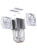 ����� JONSBO CR-3000E(Color) White LGA1700/1200/115X/AM5/AM4 (TDP 260W, PWM, 2 x 120mm Dynamic Multi-Color LED Fan, 7 �������� ������, �����, 4-pin) Retail