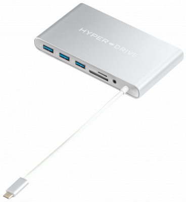 USB- Hyper Drive Ultimate USB-C Hub  Macbook      Type-C. : USB-C PD, VGA, 4K HDMI, 4K Mini DisplayPort, Gigabit Ethernet, 3 x USB-A, SD, Micro SD, 3.5mm AUX.  .