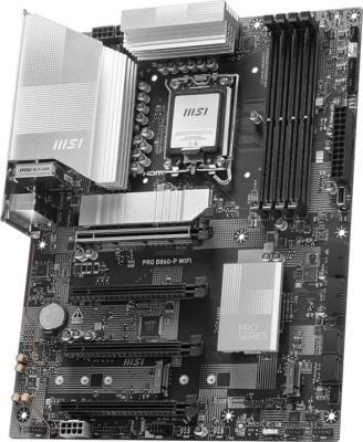 ����������� ����� MSI PRO B860-P WIFI, Socket-1851, Intel B860, ATX, Ret