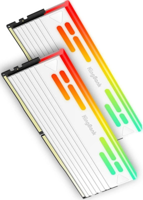 ������ ������ DDR5 Kingbank 32GB (2x16Gb) 8000MHz White Heatsink RGB /KFRW series / Hynix A-die CL38 (36-48-48-126) /K5.01.FLA5KD9502