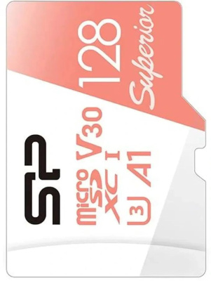 ���� ����� microSD 128GB Silicon Power Superior A1 microSDXC Class 10 UHS-I U3 100/80 Mb/s