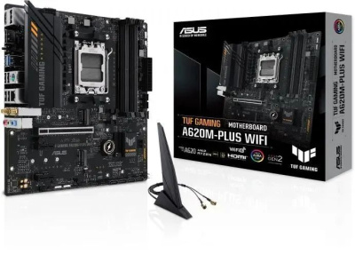 ����������� ����� Asus A620M-F GAMING WIFI SocketAM5 AMD A620 , mATX, 90MB1KT0-M0EAY0 Ret