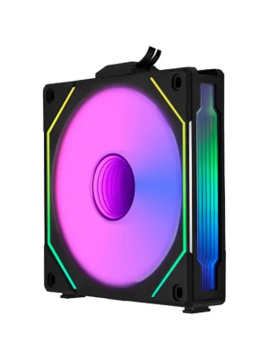 �������� ������������ (3��.) Lian Li UNI FAN SL-INF WIRELESS 120 Reverse Blade / 12RSLIN1W3B BLACK / 120x122,1x25�� (PWM, ARGB, 2200 ��/��� (Max.), 32,2dBa) / G99.12RSLIN1W3B.R0