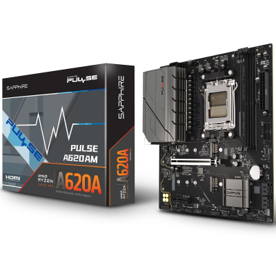 ����������� ����� Sapphire A620AM PULSE, A620, AM5, mATX, Ret (52118-03-40G
)