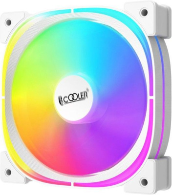 ����� ��� �������/ PCCooler EF120 ARGB WH (120x120x25mm, 4-pin PWM, ARGB, 37.98CFM, 25.7dBA, 1500RPM, White)