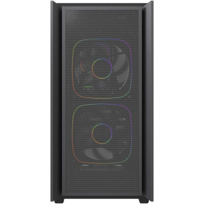 ������ Powercase Mistral SM03 ARGB, Tempered Glass, 3x120mm ARGB PWM fans, ������, mATX  (CMMSM03B-A3)