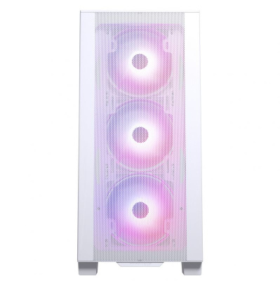 ������ PHANTEKS 523 XT Pro Ultra, Matte White, 4x140mm ARGB Fan, Front dust filter, Tempered Glass, Mid-Tower / PH-XT523P1_DWT01R_RU