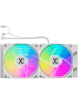 ������� �������� ���������� XASTRA LP240 ARGB WH LGA1851/1700/1200/115X/AM5/AM4 ( 2x120, ARFB fan and PUMP, TDP 265W, white) RET