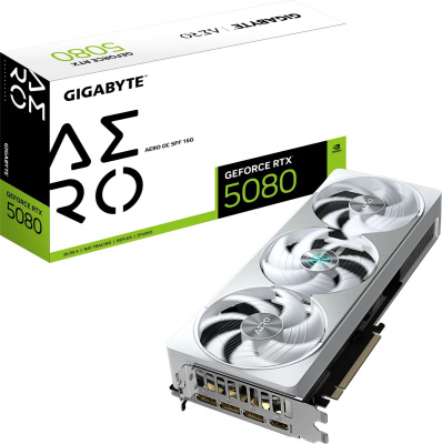 ���������� Gigabyte NVIDIA GeForce RTX 5080 AERO OC SFF 16Gb (GV-N5080AERO OC-16GD)
