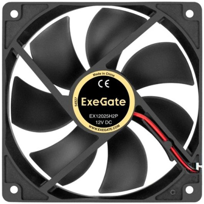 Exegate EX299890RUS ���������� 12� DC ExeGate EX12025H2P (120x120x25 ��, Hydraulic bearing (�����������������), 2pin, 1500RPM, 25dBA)