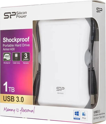 ������� ������� ���� 2.5'' Silicon Power SP010TBPHDA30S3W