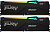   64Gb DDR5 6000MHz Kingston Fury Beast RGB KF560C36BBE2AK2-64 2x32Gb KIT
