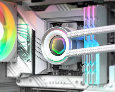 ������� �������� ���������� ID-Cooling FX240 Infinity White ARG 300W
