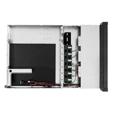 IN-WIN ������������ ������ IW-RS110-07 Single 650w Acbel /FAN 4056mm*6/SLIMSAS *10 BP/2.5"/3.5" hot-swap HDD tray (gray color)*10/EAR SET - ear+plastic holder