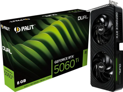 ���������� Palit NVIDIA GeForce RTX 5060 Ti Dual 8Gb (NE7506T019P1-GB2062D)