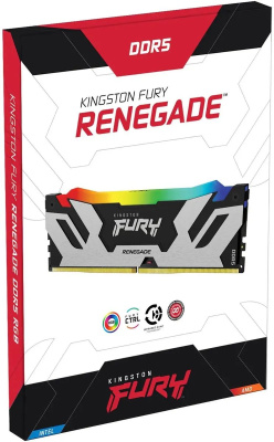  DDR5 2x48GB 6400MHz Kingston KF564C32RSAK2-96 Fury Renegade XMP RGB RTL Gaming PC5-51200 CL32 DIMM 288-pin 1.4 dual rank   Ret