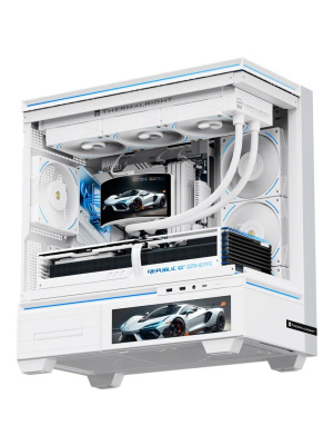 ������� ���������� ��� ���������� Thermalright Rainbow Vision 360 Turbo (360mm, LED, White, ARGB/ Fans: 3x120mm, 120.38CFM, 44.7dBA, 3000RPM/ Pump height 86mm, 6400RPM, Rad thickness 27mm/ S: 1700, 1200, 1851, 115X, 2011, 2066, AM5, AM4)