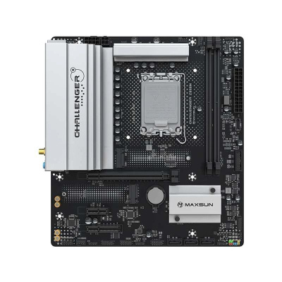 ����������� ����� Maxsun MS-Challenger B860M 2.5G, B860, LGA1851, mATX, Ret