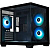 ������ XASTRA QW400M 5ARGB-FC-C6-AC Black mATX/Aquarium/Screewless/1x120mm+2x240 ARGB PWM FC fans/Argb+PWM HUB 6port/Type-C+USB3.0 (1 USB3.0 ������)/ QW400M-2FA24A-1FC12A-C6-AC