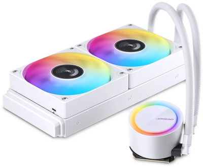 ������� ����������� ���������� Jonsbo TG-240 ARGB White, 4-pin, ARGB, 120��, �����, retail
