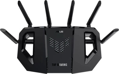 Wi-Fi ������ ASUS TUF-BE9400, Wi-Fi 7, BE9400, 2.4/5/6���, 3 LAN, ������ (90IG0A30-MO9C00) 
