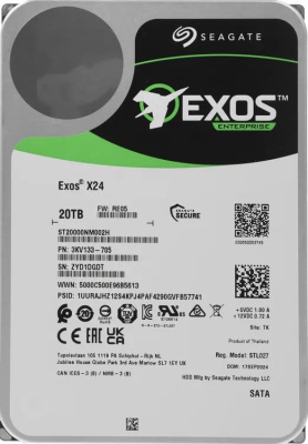 ������� ���� Seagate SATA-III 20TB ST20000NM002H Server Exos X24 4KN (7200rpm) 256Mb 3.5"