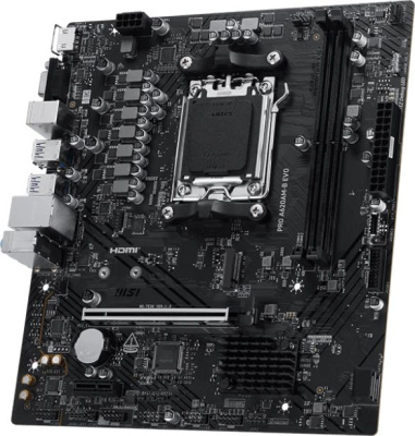 ����������� ����� MSI PRO A620AM-B EVO, Socket AM5, AMD A620A, mATX, Ret