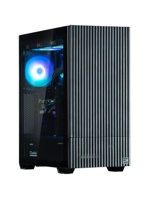 ������ ZALMAN Z10 DS, ATX, BLACK, WINDOW, built-in 15.6-inch FHD display, 2x3.5", 2x2.5", 2xUSB3.0, 1xUSB 3.1 Type-C, FRONT 2x120mm, REAR 1x120mm ARGB