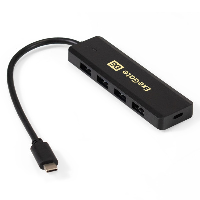 USB- Exegate DUB-4CP/1, 4xUSB 3.0, 1xUSB-C,  EX293986RUS