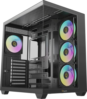 ������ �� Case Ocypus Gamma C74 BK ARGB, Midi-Tower, ��� �� (Gamma-C74-BKD400XX-GL)