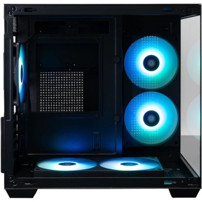 ������ XASTRA QW400M 5ARGB-FC-C6-AC Black mATX/Aquarium/Screewless/1x120mm+2x240 ARGB PWM FC fans/Argb+PWM HUB 6port/Type-C+USB3.0 (1 USB3.0 ������)/ QW400M-2FA24A-1FC12A-C6-AC