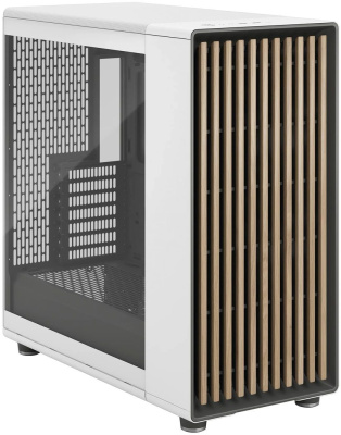 ������ �� ��� ����� ������� Fractal Design North XL Chalk White TG Clear
