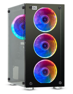 ������ ExeGate Mistery X2, MiniTower, ��� �/� MicroATX, ������ (EX294382RUS)