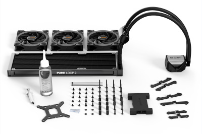 ������� �������� ���������� Be Quiet Pure Loop 2 FX 360mm (BW015) Socket 115x/1200, 1700, 1851, 2011-3, 2066, AM4, AM5 3x120 ��, Black