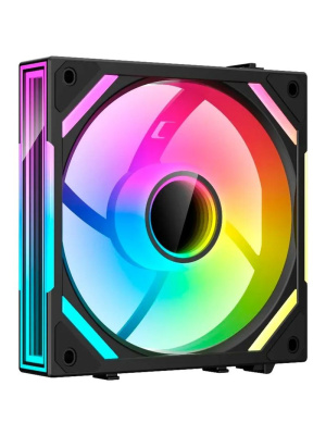 ���������� XASTRA FS120B ARGB single pack 120x120x25�� (PWM, ARGB, Infinity lighting effect., Daisy-chain , 800-2000 rpm, black)  BOX