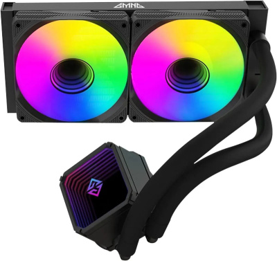 ������� �������� ���������� GMNG GG-LC240ARGB1 ARGB 120x120x25mm Soc-AM5/AM4/1151/1200/2066/1700 ������ Ret (GG-LC240ARGB1-BK)