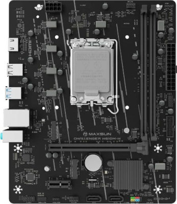 ����������� ����� Maxsun Challenger H610M-H, H610, LGA1700, mATX, Ret