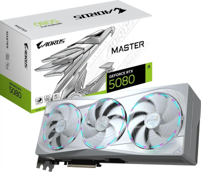 ���������� Gigabyte NVIDIA GeForce RTX 5080 Master Ice 16Gb GV-N5080AORUSM ICE-16GD 1.0 Ret