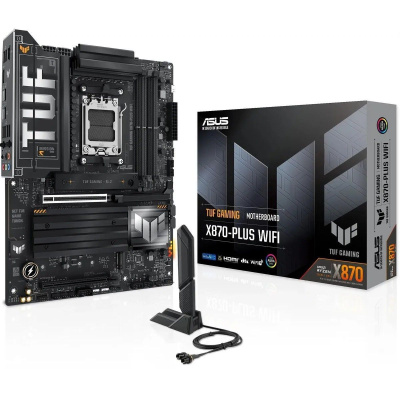 ����������� ����� ASUS TUF GAMING X870-PLUS WIFI, SocketAM5, AMD X870, ATX, Ret 90MB1IU0-M0EAY0