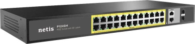 ���������� Netis P124GH 24x100����/� 2x1����/� 2SFP 24PoE 24PoE+ 360W �������������