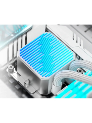 ������� �������� ���������� ID-COOLING DX360 MAX White 350W S_MULTI 4pin PWM 3x12cm Fan ARGB