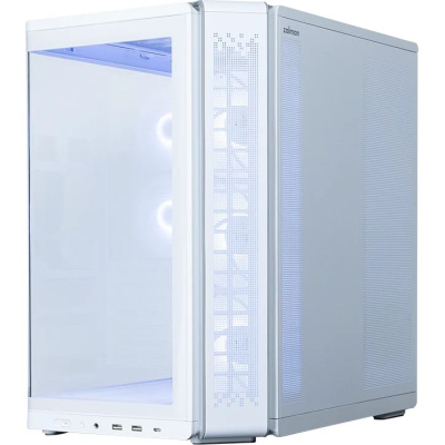 ������ ZALMAN MidTower P60 White (ATX, ��� ��, SIDE 3x120mm, REAR 2x120mm ARGB fan, 1xUSB Type C, 2xUSB 3.0) (Zalman P60 White)