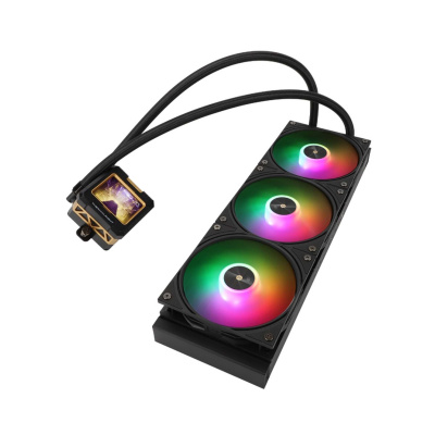 ������� ����������� ���������� Thermalright Frozen Warfram 360 Black ARGB, �������� 360 ��, 2000 ��/���, 23 ���, PWM, ������, ARGB ��������� (F-WFRAME-360-BL-ARGB)