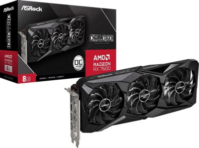 ���������� ASRock AMD Radeon RX 7600 CLP 8�� Challenger, GDDR6, OC, Ret (RX7600 CLP 8GO)