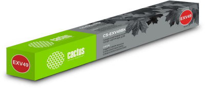 �������� �������� Cactus CS-EXV49BK ������ (36000���.) ��� Canon IR C3320/C3320i/C3325i/C3330i/C3500/C3520i MFP/C3525i MFP/C3530i MFP
