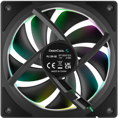 ���������� ��� ������� Deepcool FL12R SE Reverse ARGB 120�120x25 ������ 4-pin 28.67�� (����.:1��) (R-FL12RSE-BKAPN1-G) Ret